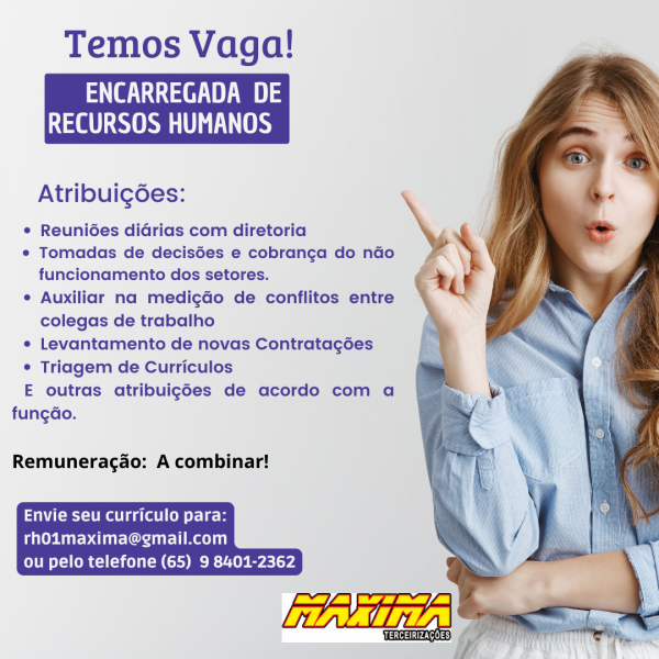 Encarregada de recursos humanos